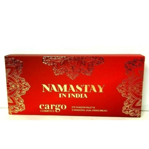 CARGO COSMETICS NAMASTAY IN INDIA EYE SHADOW PALETTE 12 Shadows, 1 Dual Brush - Picture 2 of 4